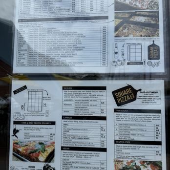 Square Pizza - Menu - Pizza Near Me - San Diego, California Square Pizza - Menu - Pizza Near Me - San Diego, California