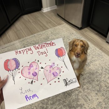 BGE Grooming - Valentine's Day Paw-print Art - Pet Groomers Near Me - Oviedo, Florida BGE Grooming - Valentine's Day Paw-print Art - Pet Groomers Near Me - Oviedo, Florida