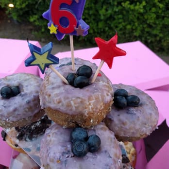 Rainbow Donuts - Blueberry donuts with fresh blueberries. - Donuts Near Me - Cerritos, California Rainbow Donuts - Blueberry donuts with fresh blueberries. - Donuts Near Me - Cerritos, California