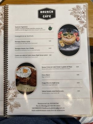 Menu photo 2 Brunch Café Lisbon, 11 Menu photo 2 Brunch Café Lisbon, 11