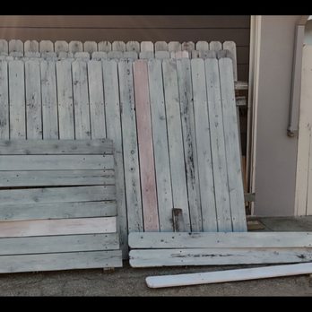 Junk King Los Angeles - Old wooden fence - Junk Removal & Hauling Near Me - Pomona, California