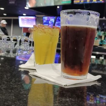 Clubhouse 95 - Margarita with tajin and Ziegenbock - Sports Bars Near Me - Selma, Texas Clubhouse 95 - Margarita with tajin and Ziegenbock - Sports Bars Near Me - Selma, Texas