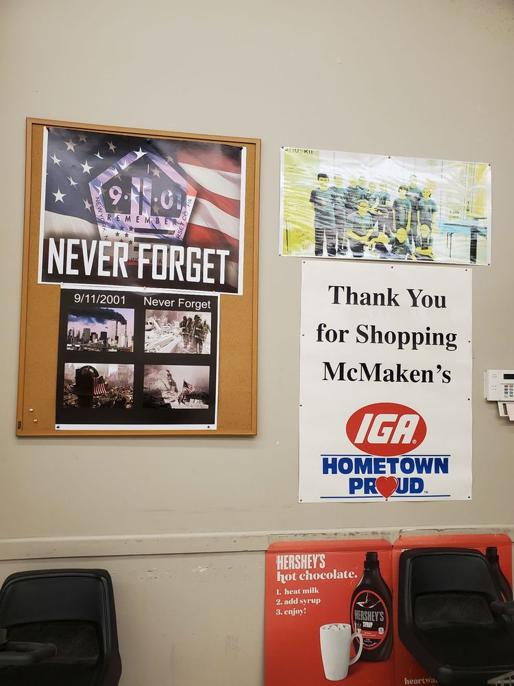 MCMAKEN SUPERMARKET Updated September 2024 1 McMaken Ln, Brookville