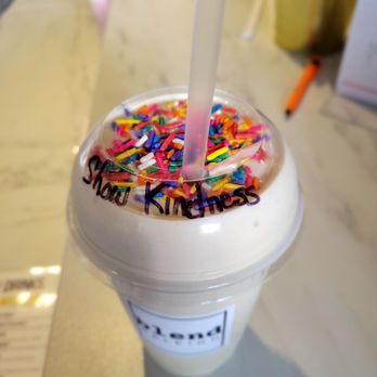 Blend Raleigh - Birthday cake (cake batter) - Juice Bars & Smoothies Near Me - Raleigh, North Carolina