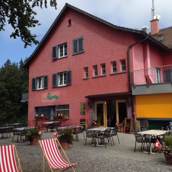 Felsenegg - Wonderful outside seating to soak up the sun. - Fondue Near Me - Stallikon/Zurich, ZH