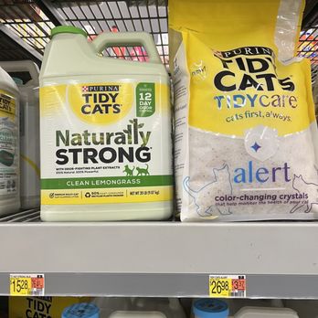 Walmart Supercenter - Tidy cats version of pretty litter and a lemongrass natural option - Grocery Near Me - Jupiter, Florida Walmart Supercenter - Tidy cats version of pretty litter and a lemongrass natural option - Grocery Near Me - Jupiter, Florida