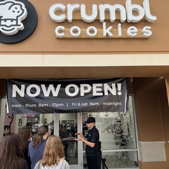 Crumbl - Palm Harbor - Directing traffic on Grand Opening - Bakeries Near Me - Palm Harbor, Florida