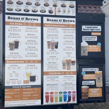 Beans & Brews Coffee House - Menu as-of 3/10 - Coffee & Tea Near Me - Las Vegas, Nevada Beans & Brews Coffee House - Menu as-of 3/10 - Coffee & Tea Near Me - Las Vegas, Nevada