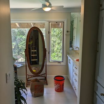 VIR Electric - Recessed light to ceiling fan conversion. Also converted the single hallway light switch to two switches. - Electricians Near Me VIR Electric - Recessed light to ceiling fan conversion. Also converted the single hallway light switch to two switches. - Electricians Near Me