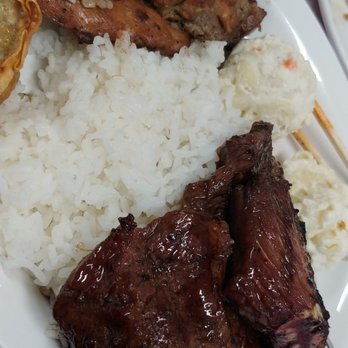 Dong Yang Inn - Chicken kalbi mixed plate with all mac salad - Korean Near Me - Wahiawa, Hawaii