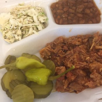 4 Way BBQ - Pork plate - Barbeque Near Me - Lumpkin, Georgia