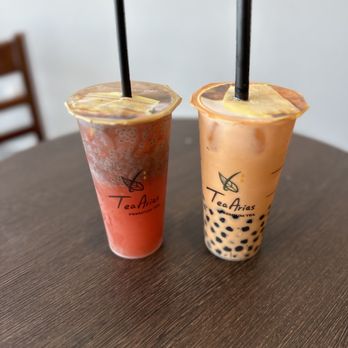 TeaArias - Happy hour at Tea Arias is awesome!! The drinks are delicious, super reasonably priced and the staff is always super kind! Highly recommend! - Bubble Tea Near Me - Huntington Beach, California TeaArias - Happy hour at Tea Arias is awesome!! The drinks are delicious, super reasonably priced and the staff is always super kind! Highly recommend! - Bubble Tea Near Me - Huntington Beach, California