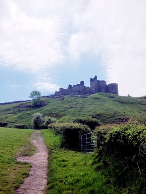 Carreg Cennen Castle by null