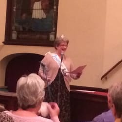 Hampton Baptist Church - Pastor Betty at annual church night, lots of fun!