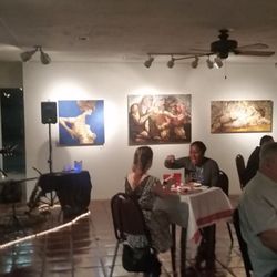 Post-Retro Catering - Valentine's Day dinner at art gallery