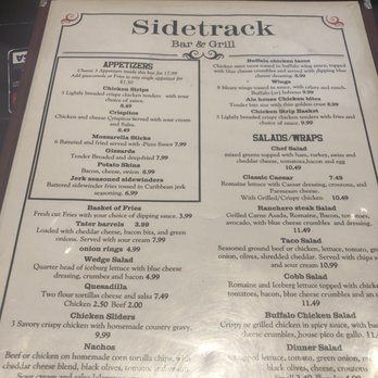Sidetrack Eatery & Pub - Sidetrack menu - Pubs Near Me - Kent, Washington