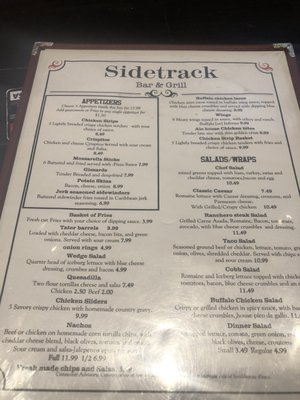 Menu photo 6 Sidetrack Eatery & Pub Kent, WA