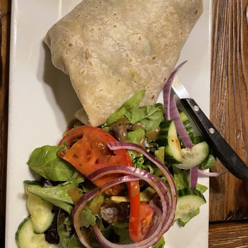 Grand Canyon Restaurant - a burrito and a salad - American Near Me - Brooklyn, New York Grand Canyon Restaurant - a burrito and a salad - American Near Me - Brooklyn, New York