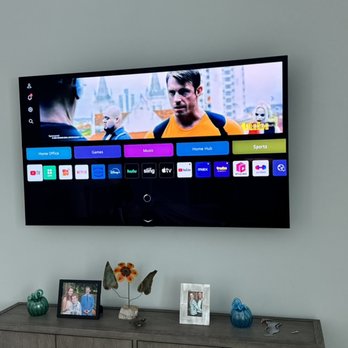 IT Help of SWFL - 77in LG OLED with Award Winning Picture mounted with a "wireless" look - TV Mounting Near Me IT Help of SWFL - 77in LG OLED with Award Winning Picture mounted with a "wireless" look - TV Mounting Near Me