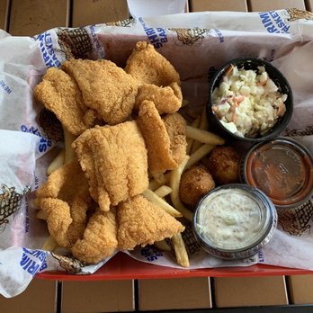 Shrimp Basket - White fish basket, excellent! - Seafood Near Me - Destin, Florida