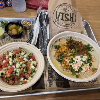 Vish Hummus Hollywood - Combo - OG VISH - Kosher Near Me - Hollywood, Florida Vish Hummus Hollywood - Combo - OG VISH - Kosher Near Me - Hollywood, Florida
