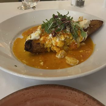Maria's - Plantain with shrimp, coconut and cheese appetizer special! - Latin American Near Me - Nesconset, New York