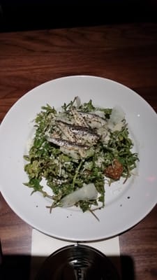 Photo of Paul Martin's American Grill - Mountain View - Mountain View, CA, US. Delicious Cesar salad with anchovies
