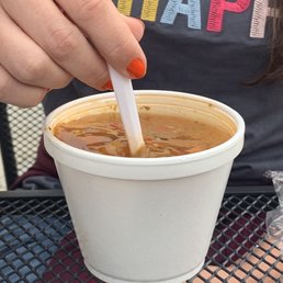 A cup sized Vegetable Soup