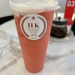 Berry smoothie with cheese foam
