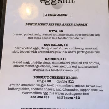 Eggslut - Lunch. - Breakfast & Brunch Near Me - Los Angeles, California