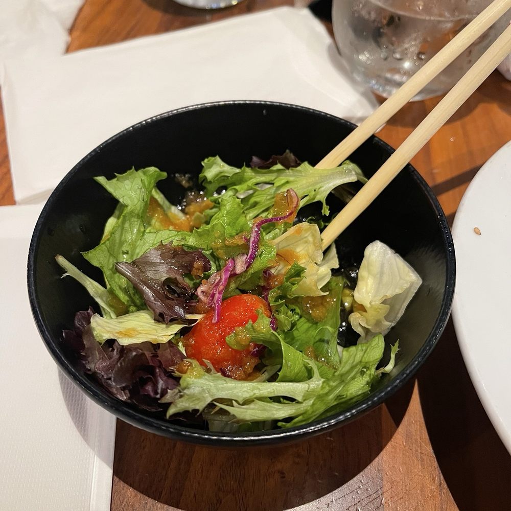 Kabuki Japanese Restaurant - Salad with soup - Japanese Near Me - Oxnard, California