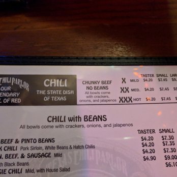 Texas Chili Parlor - Chilis - American Near Me - Austin, Texas