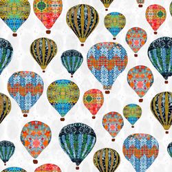 Hip Stitch - Hot Air Balloons by Desert Bird Mercantile