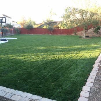 Olague Landscape - Wish I had a before picture, but this is after Jaime and his boys removed the old lawn, replaced all of the irrigation, and laid new sod. - Gardeners Near Me - Riverside, California