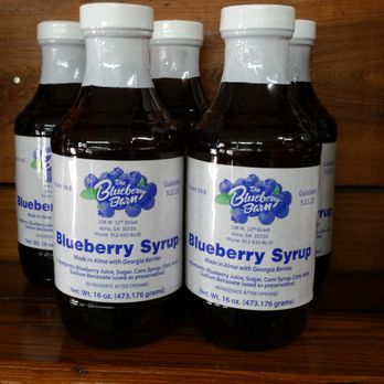 The Blueberry Barn - Locally made blueberry syrup - Specialty Food Near Me - Alma, Georgia