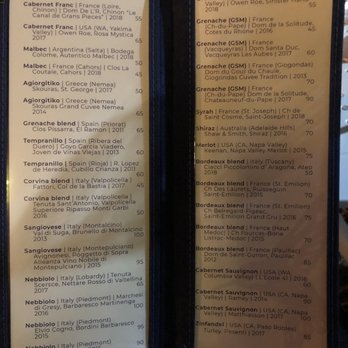 Hummingbird Wine Bar - Menu pg 3-4 - Wine Bars Near Me - Tallahassee, Florida Hummingbird Wine Bar - Menu pg 3-4 - Wine Bars Near Me - Tallahassee, Florida