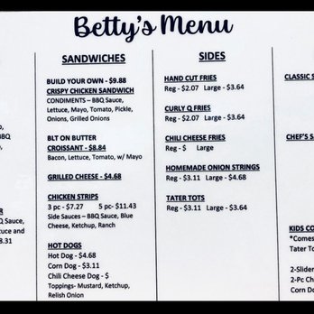 Betty’s - American Near Me - Douglass, Kansas Betty’s - American Near Me - Douglass, Kansas