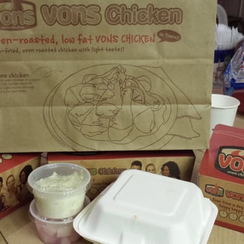 Vons Chicken - Nice Packaging - Chicken Shop Near Me - Sunnyvale, California