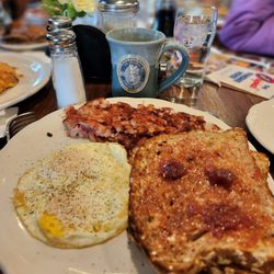 The Original Pancake House - Corned Beef Hash and over medium eggs! Good food