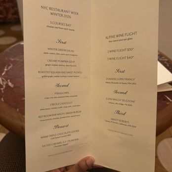 Red Room Bar - NYC Restaurant Week Menu Winter 2026 - Cocktail Bars Near Me - New York, New York Red Room Bar - NYC Restaurant Week Menu Winter 2026 - Cocktail Bars Near Me - New York, New York
