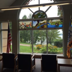 Buffalo Public Library - Beautiful reading area with a lake view.