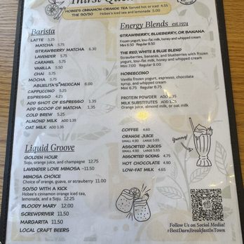 Hobee's - Drinx Menu - Breakfast & Brunch Near Me - San Jose, California Hobee's - Drinx Menu - Breakfast & Brunch Near Me - San Jose, California