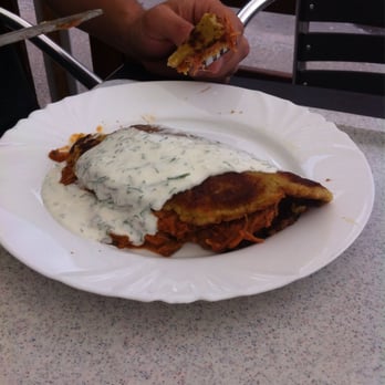Bar Turystyczny - Gypsy pancake, filled with meat and topped with a garlic sauce - Polish Near Me - Gdańsk, PM Bar Turystyczny - Gypsy pancake, filled with meat and topped with a garlic sauce - Polish Near Me - Gdańsk, PM