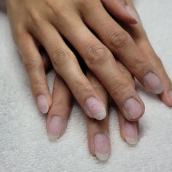 The Nail Cafe - Full set of acrylic without the plastic tips.