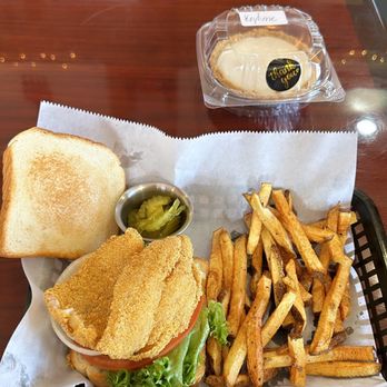 Southern Roots Cafe - Fried catfish sandwich + key lime pie - Cafes Near Me - Cedar Creek, Texas Southern Roots Cafe - Fried catfish sandwich + key lime pie - Cafes Near Me - Cedar Creek, Texas