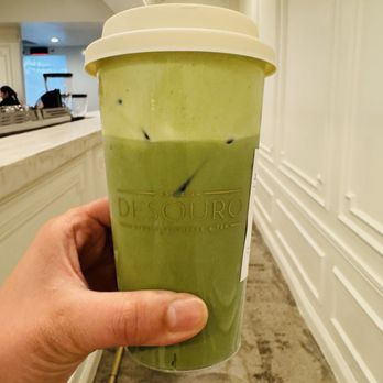 Desouro - Desouro Matcha blend with matcha cream ribbon - Bubble Tea Near Me - Irvine, California