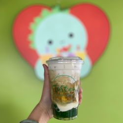 Tastea - Sea Foam Jasmine Iced Tea with honey boba