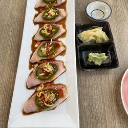 405 Thai & Sushi - Yellowtail jalapeño sashimi!