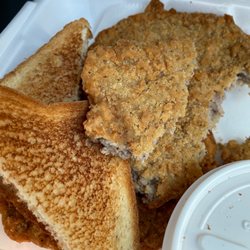 Embers Restaurant of La - Processed crappy tasting "chicken fried steak"