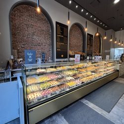 Breka Bakery & Cafe - Bakery case inside